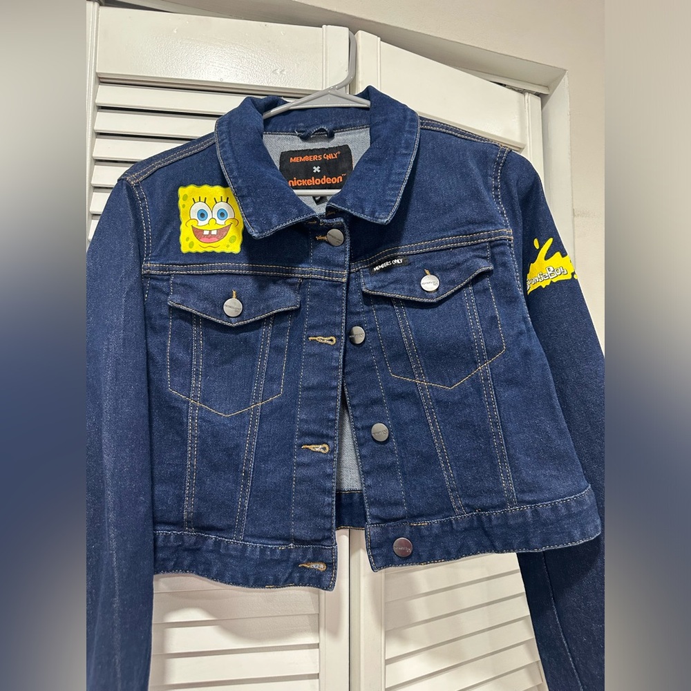 Members Only X Nickelodeon demin jacket